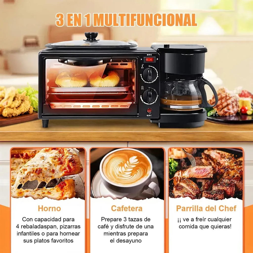 Estación Desayuno 3 en 1