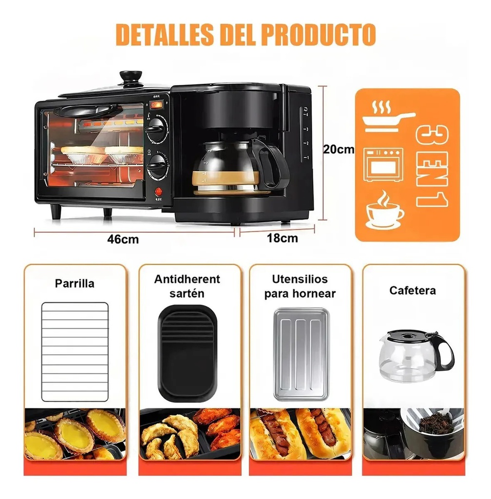 Estación Desayuno 3 en 1