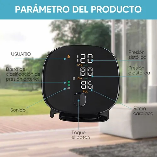 Tensiómetro Digital Pantalla LCD