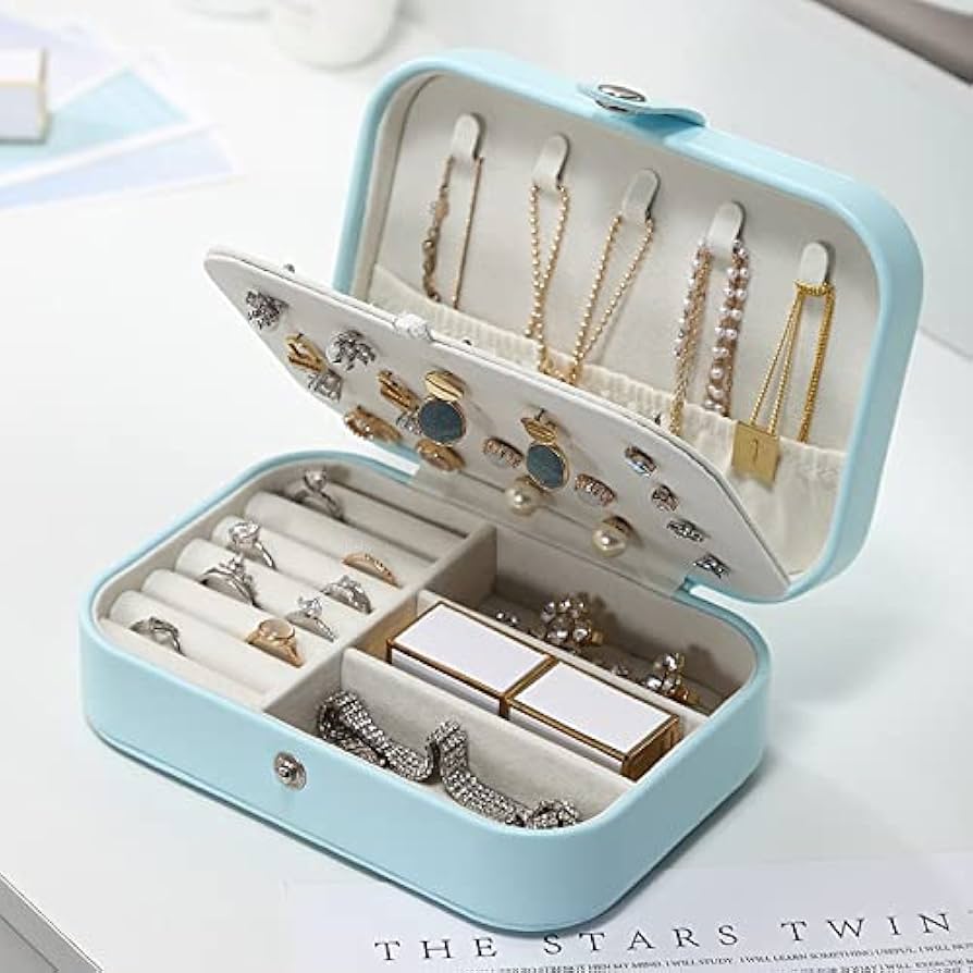 Joyero doble cubierta