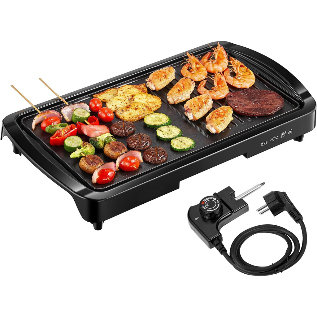 Grill Eléctrico Antiadherente Multiuso