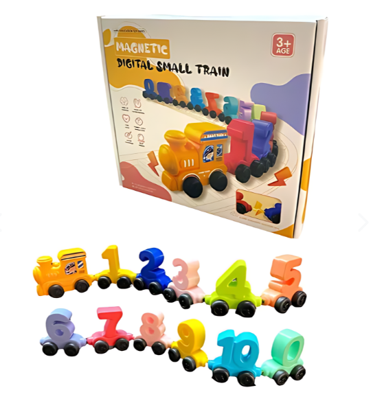 Juego de tren Números magnéticos