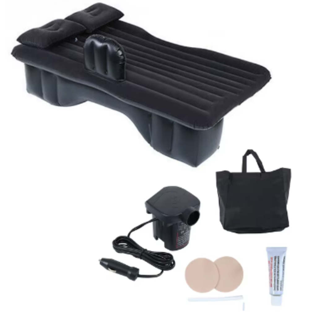 Colchón Inflable + 2 Almohadas + 1 Compresor